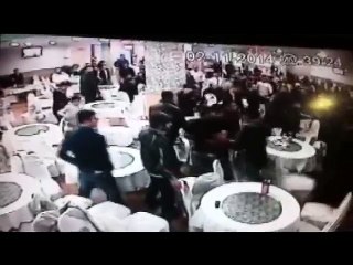 Bursa'daki düğünde ortalık birbirine girdi