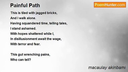 macaulay akinbami - Painful Path