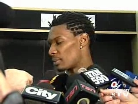 Chris Bosh PG Interview (vs Cavs)