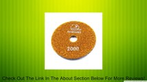 0.5cm Thick Polishing Pad 2000 Grit for Concrete Stone Granite Orange