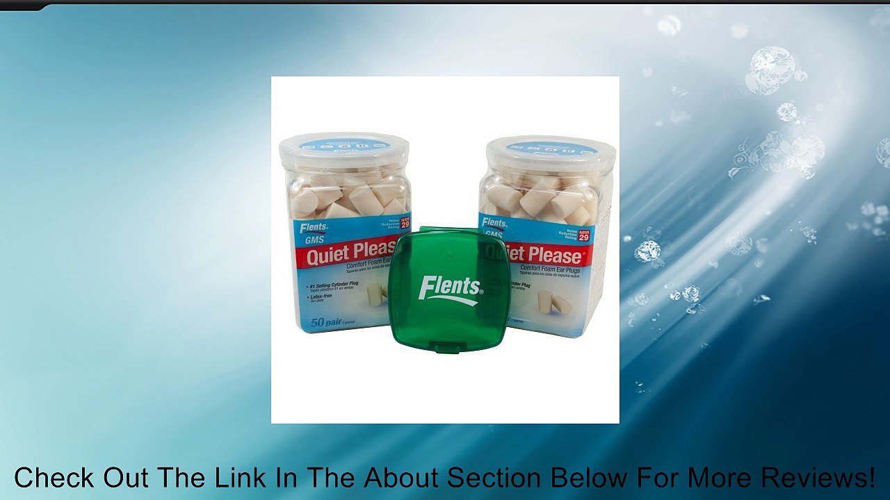 Flents Quiet Please Foam Ear Plugs 50-Pair