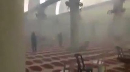İsrail Mescid-i Aksa'ya Gaz Bombalarıyla Böyle Girdi