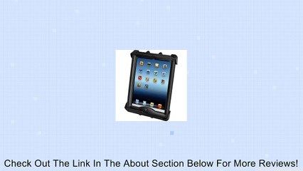 Ram Mount Tab-Tite Universal Clamping Cradle with LifeProof and Lifedge Cases for Apple iPad (RAMHOLTAB17U)