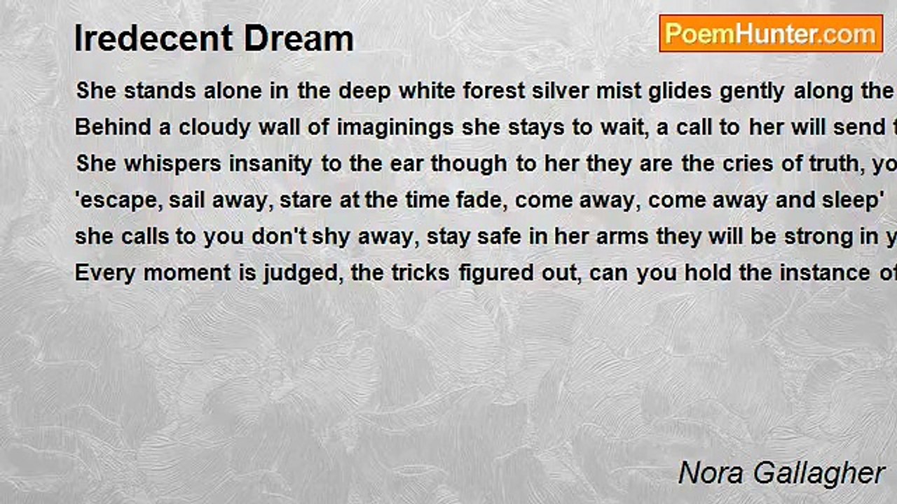 Nora Gallagher - Iredecent Dream