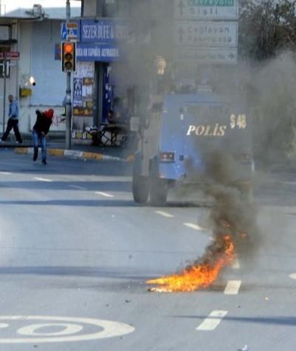 Okmeydanı'nda Molotof Kokteyl Attılar