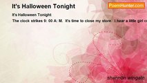 shannon wingate - It's Halloween Tonight