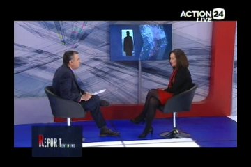 Η Άννα Διαμαντοπούλου στο Evening Report
