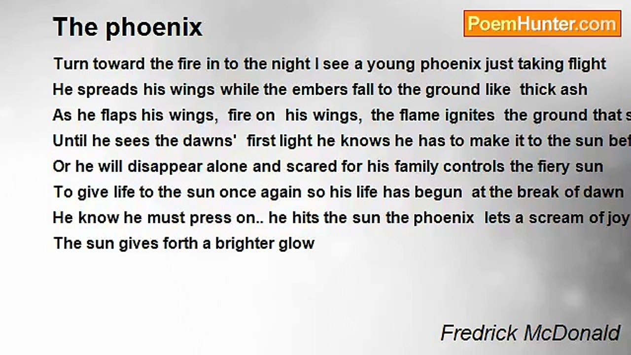 Fredrick McDonald - The phoenix