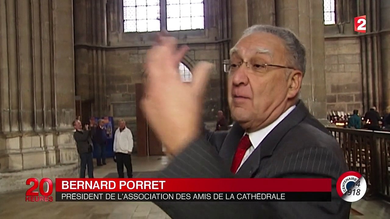 Reims 1914, la cathédrale pilonnée