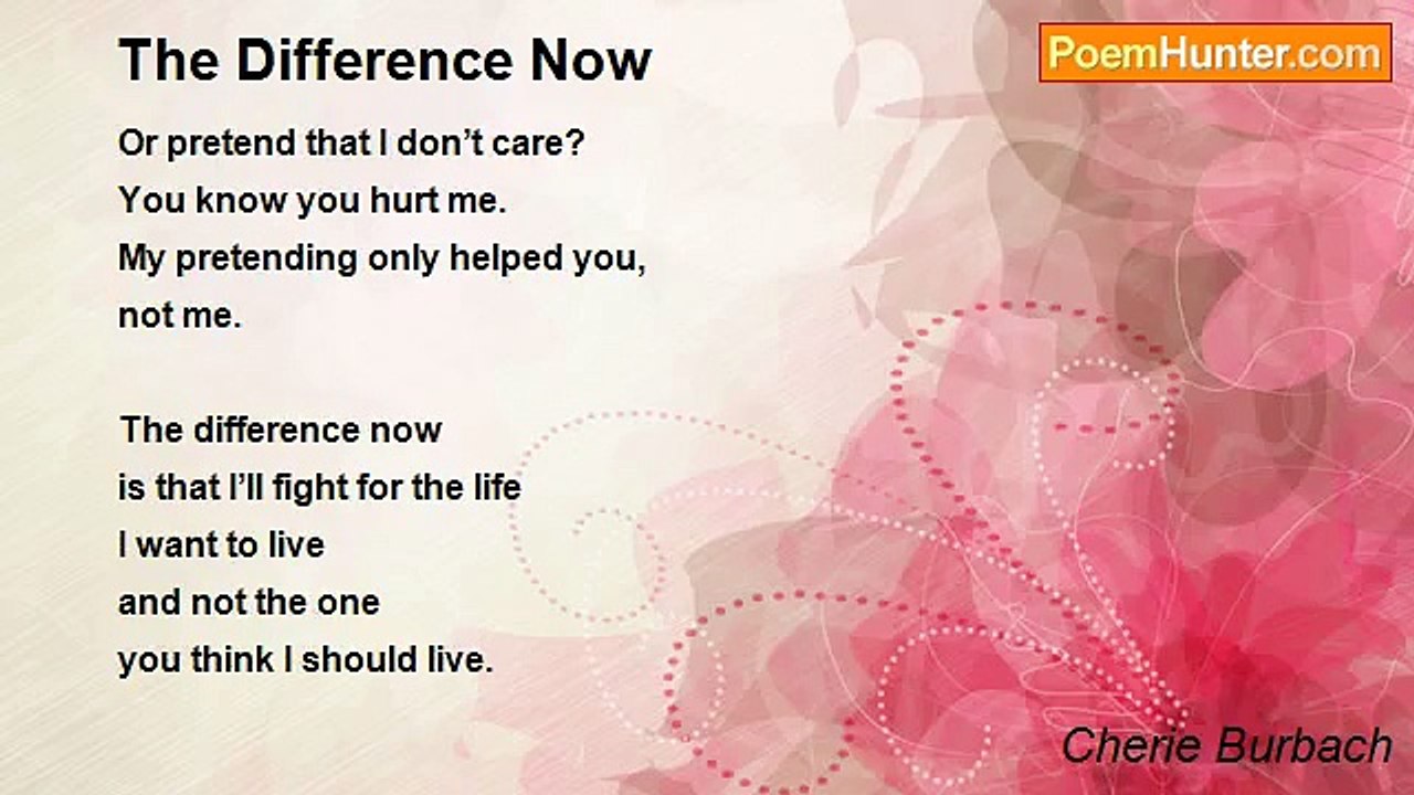 Cherie Burbach - The Difference Now