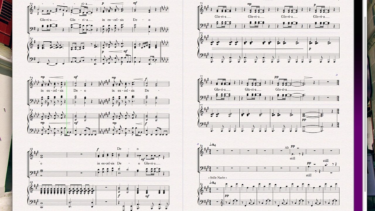 Weihnachtslieder 2014 Mockup - SATB