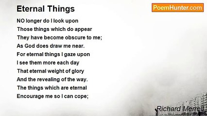 Richard Merrell - Eternal Things