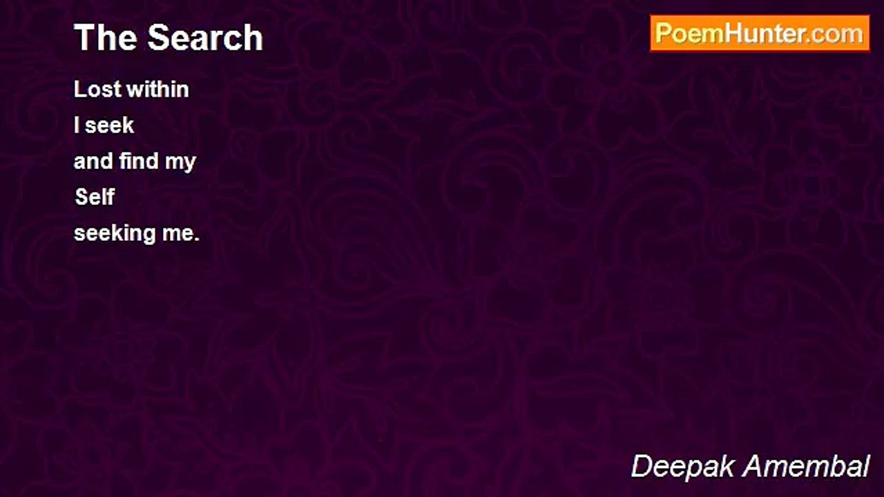 Deepak Amembal - The Search