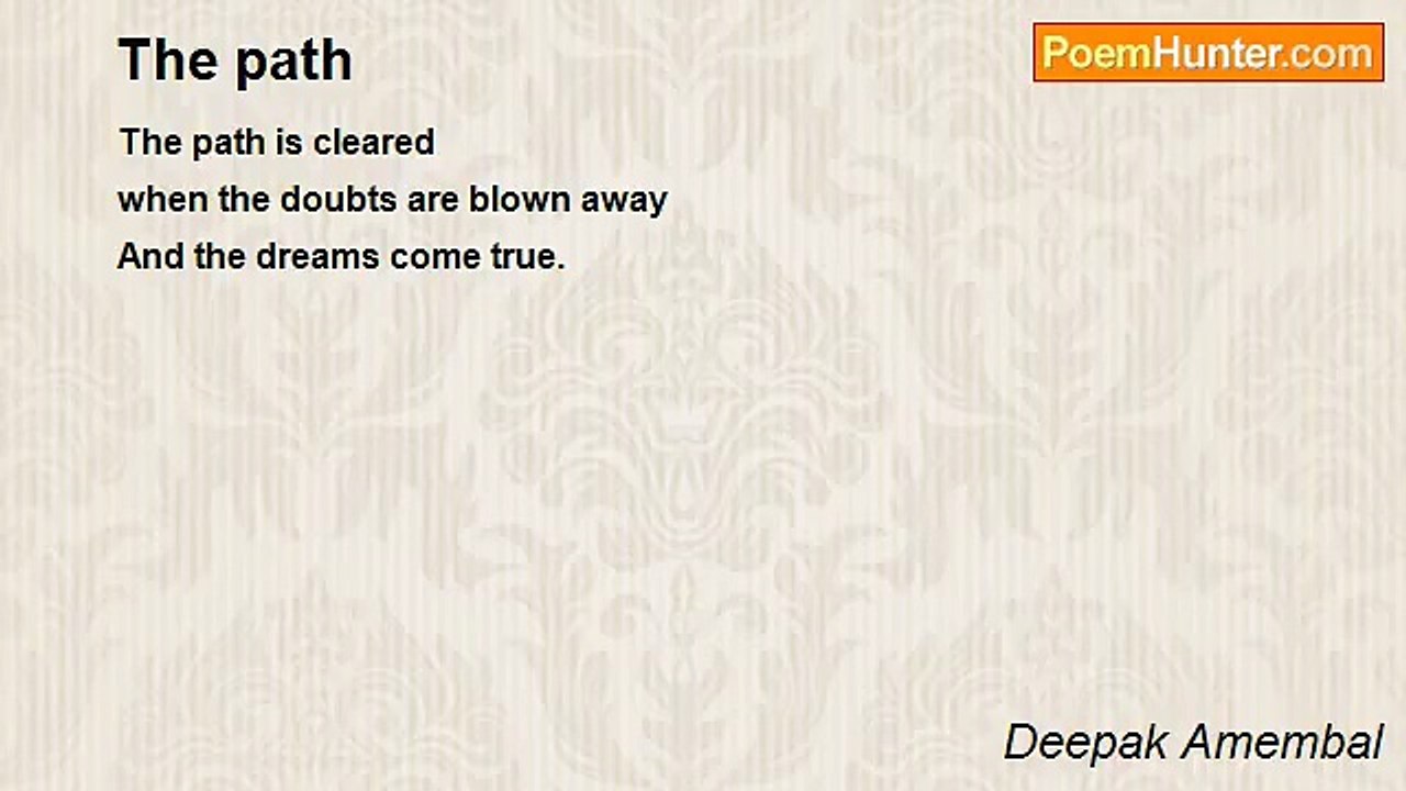 Deepak Amembal - The path