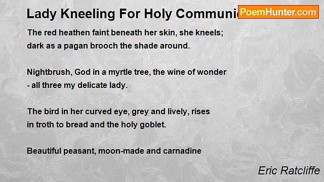 Eric Ratcliffe - Lady Kneeling For Holy Communion