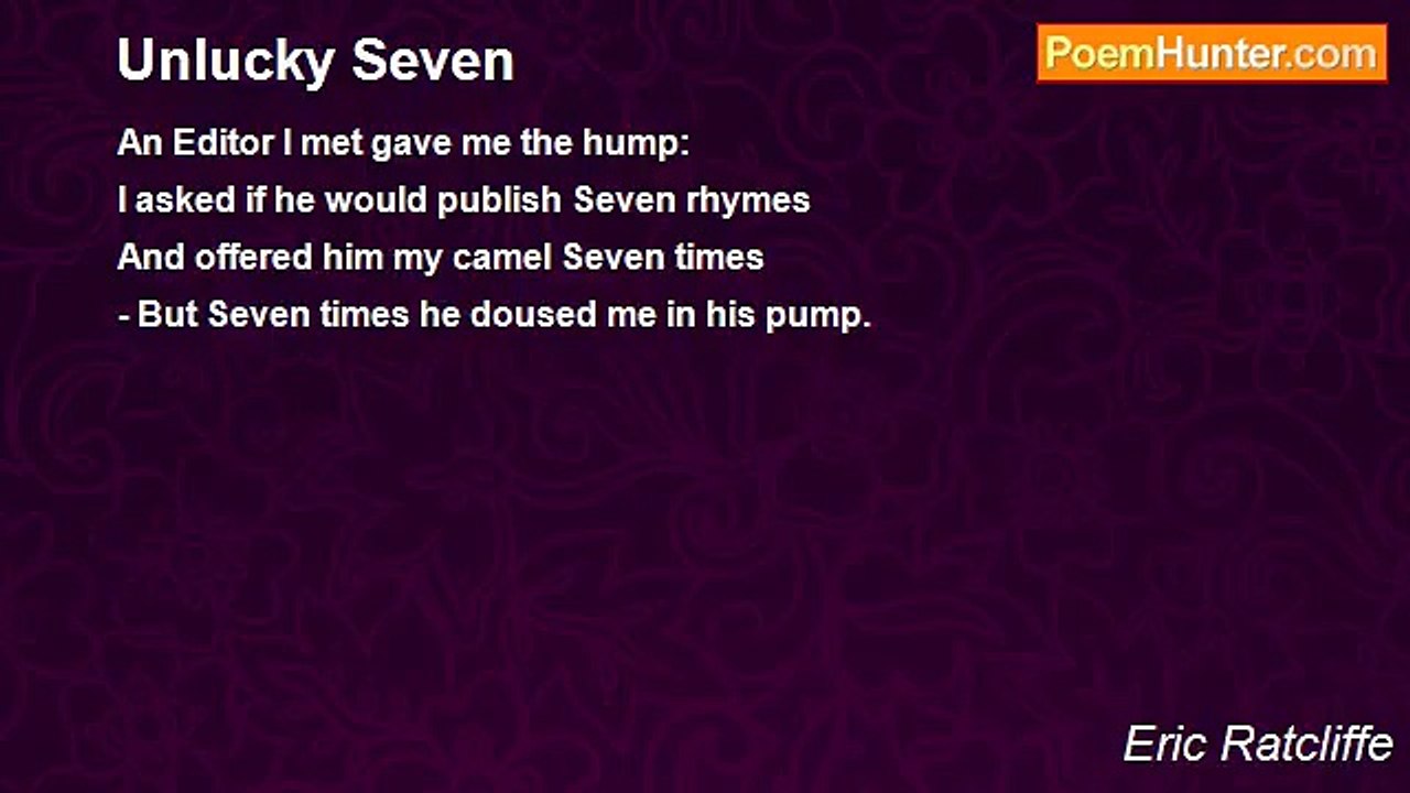 Eric Ratcliffe - Unlucky Seven
