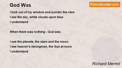 Richard Merrell - God Was