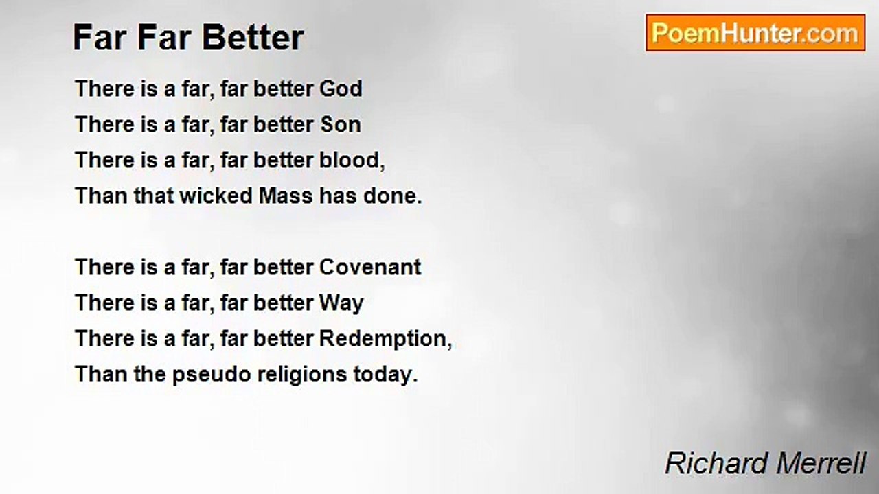 Richard Merrell - Far Far Better