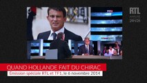 VIDÉO - Quand François Hollande fait du Jacques Chirac