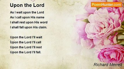 Richard Merrell - Upon the Lord