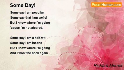 Richard Merrell - Some Day!