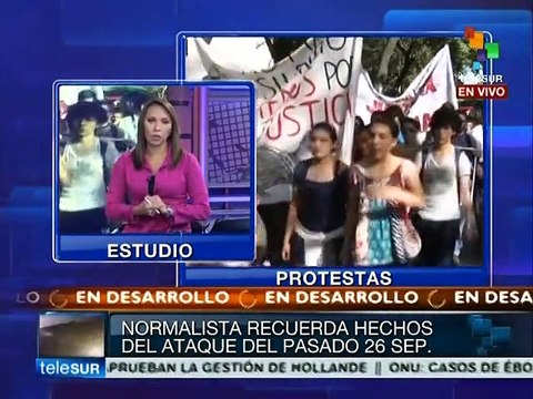 Tenemos fe que los compañeros estén con vida: sobreviviente Ayotzinapa