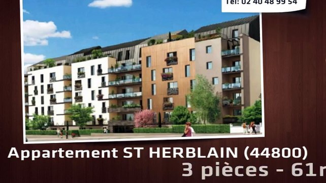 Location - Appartement - ST HERBLAIN (44800) - 61m²