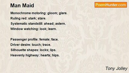 Tony Jolley - Man Maid