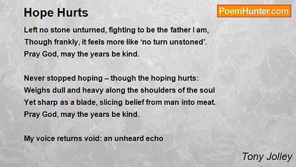 Tony Jolley - Hope Hurts