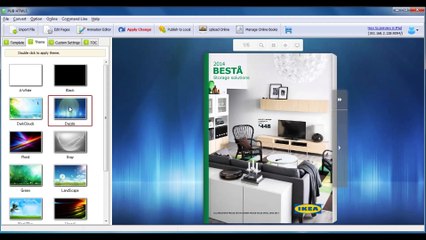 Video Tutorial - How to preview the digital flipbook before publishing?