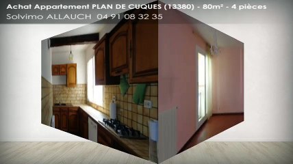 A vendre - appartement - PLAN DE CUQUES (13380) - 4 pièces - 80m²