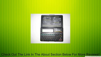 Seiko Spanish-English dictionary Review