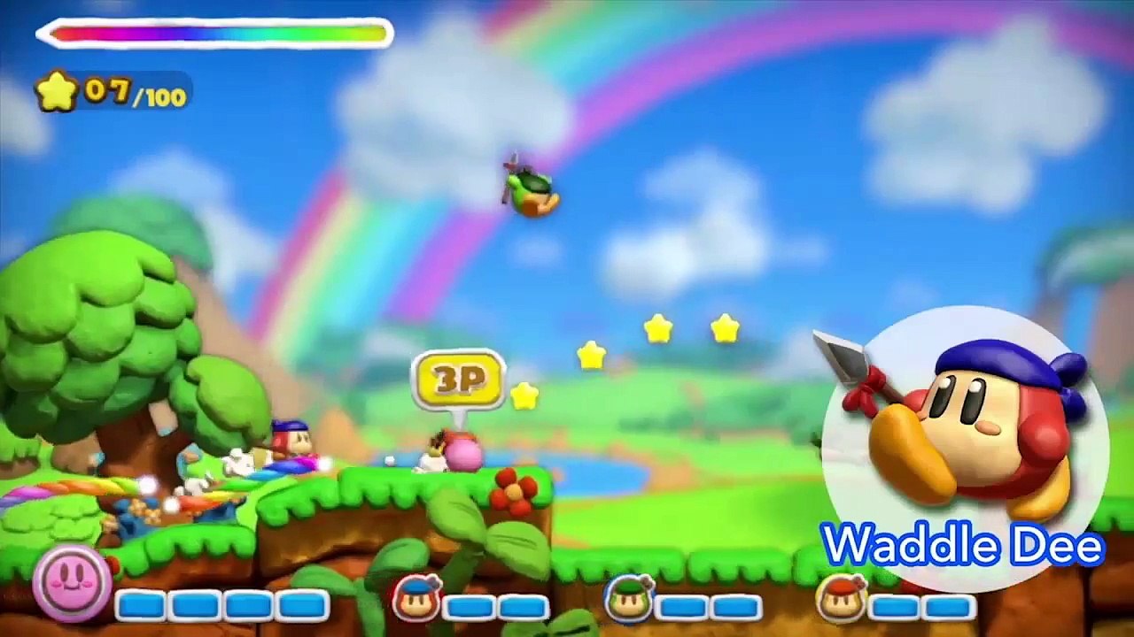 Kirby and the Rainbow Curse - Gameplay ~ Wii U - Vidéo Dailymotion