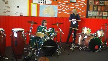 Jacob (7yo) - Living on a Prayer Drums - School Concert 2014