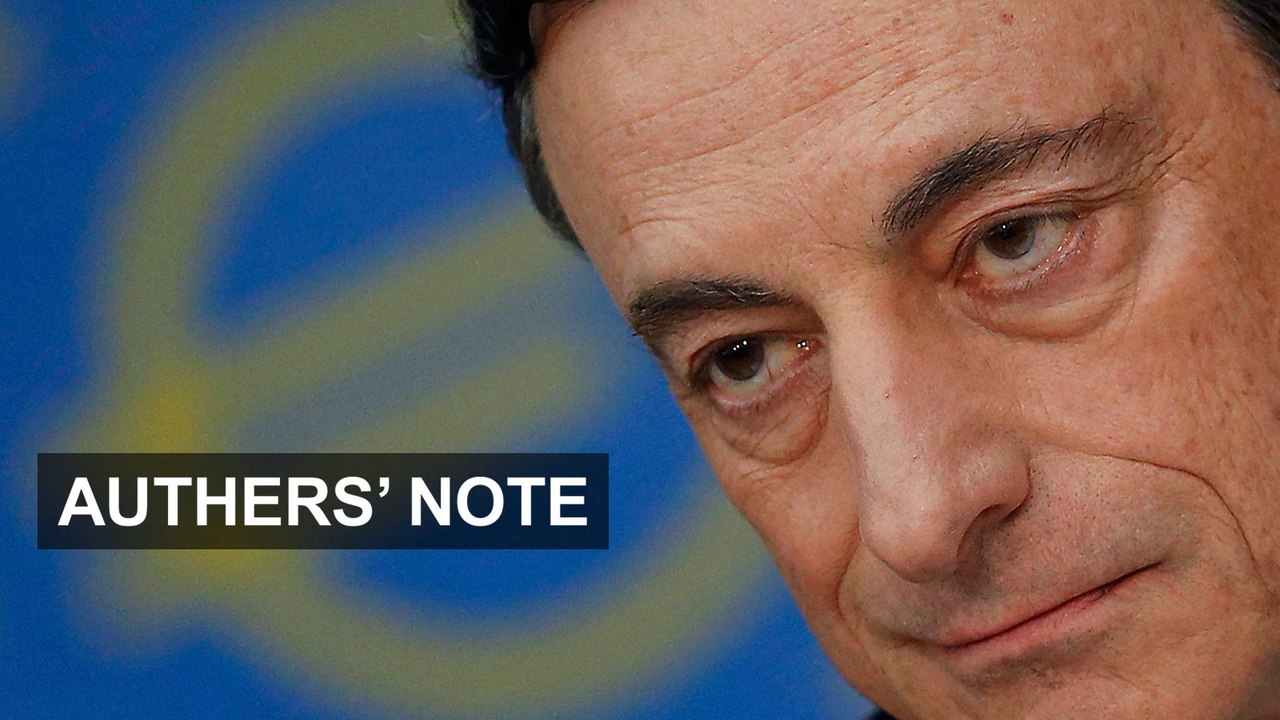 Draghi talks down the euro