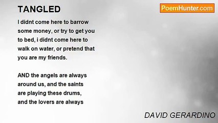 DAVID GERARDINO - TANGLED