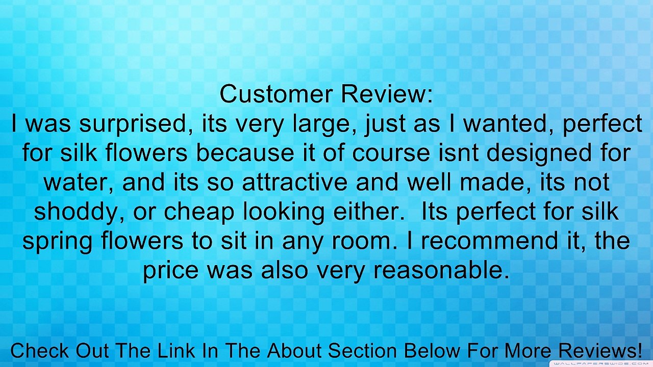 Hosley Iron Weave Vase Review