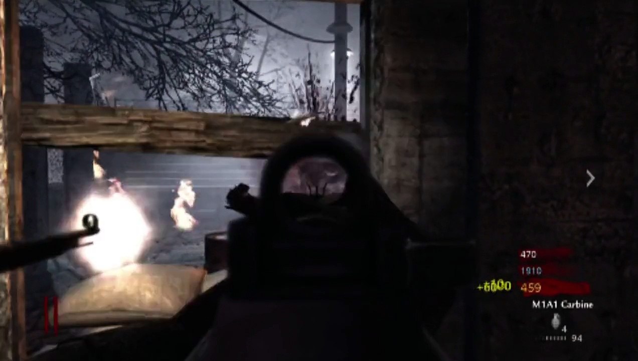 Call Of Duty World At War (COD WAW) Xbox Live Nazi Zombies Mode Match Part