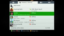 Tutorial For How To Accept An Xbox Live Party Invite In Call Of Duty World At War (COD WAW) On The Xbox 360