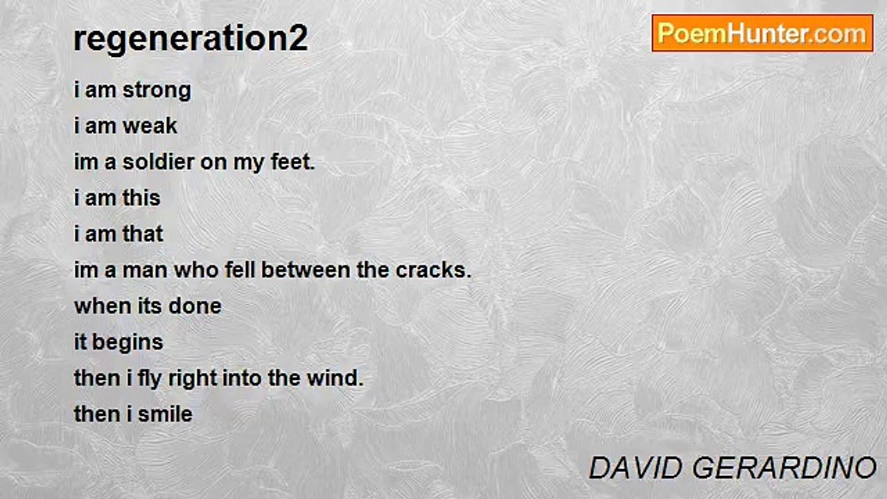 DAVID GERARDINO - regeneration2