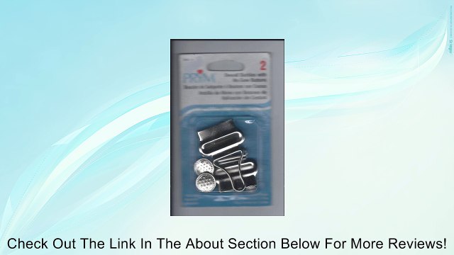 PRYM ADJUSTABLE OVERALL BUCKLES WITH NO-SEW BUTTONS (1 PAIR OF SILVERTONE) FOR 1 1/4 STRAPS Review