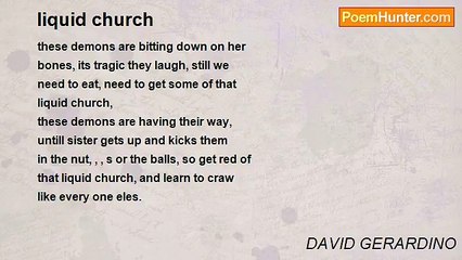 DAVID GERARDINO - liquid church