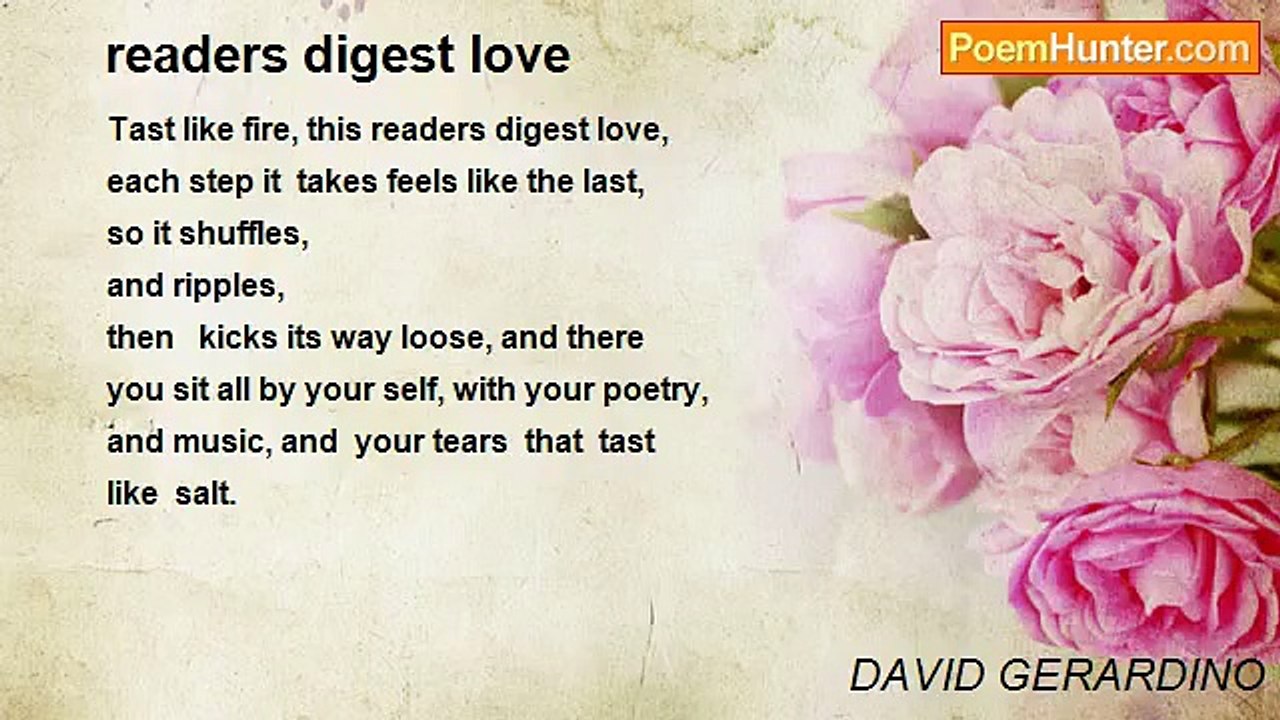 DAVID GERARDINO - readers digest love
