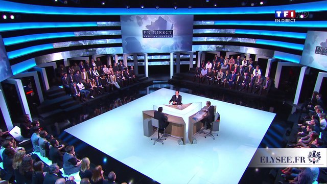 Le président @fhollande en direct avec les Français