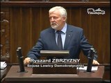 Poseł Ryszard Zbrzyzny - Wystąpienie z dnia 05 listopada 2014 roku.