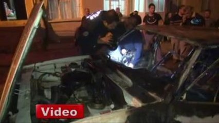 Park Halinde Araç Küle Döndü