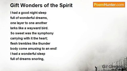 Gil Gregorio - Gift Wonders of the Spirit