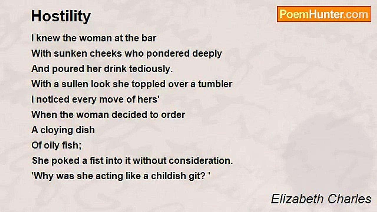 Elizabeth Charles - Hostility