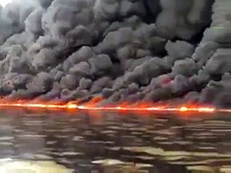 sea on fire amazing.Fayyaz Shah