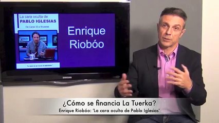 Enrique Riobóo, autor de 'La cara oculta de Pablo Iglesias'. 6-11-2014